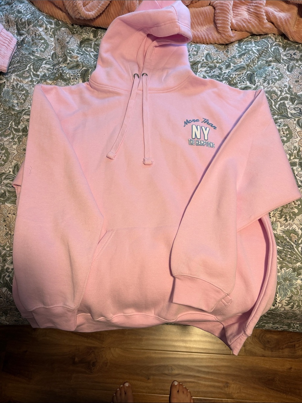 Pink NY The Hamptons Pullover Hoodie